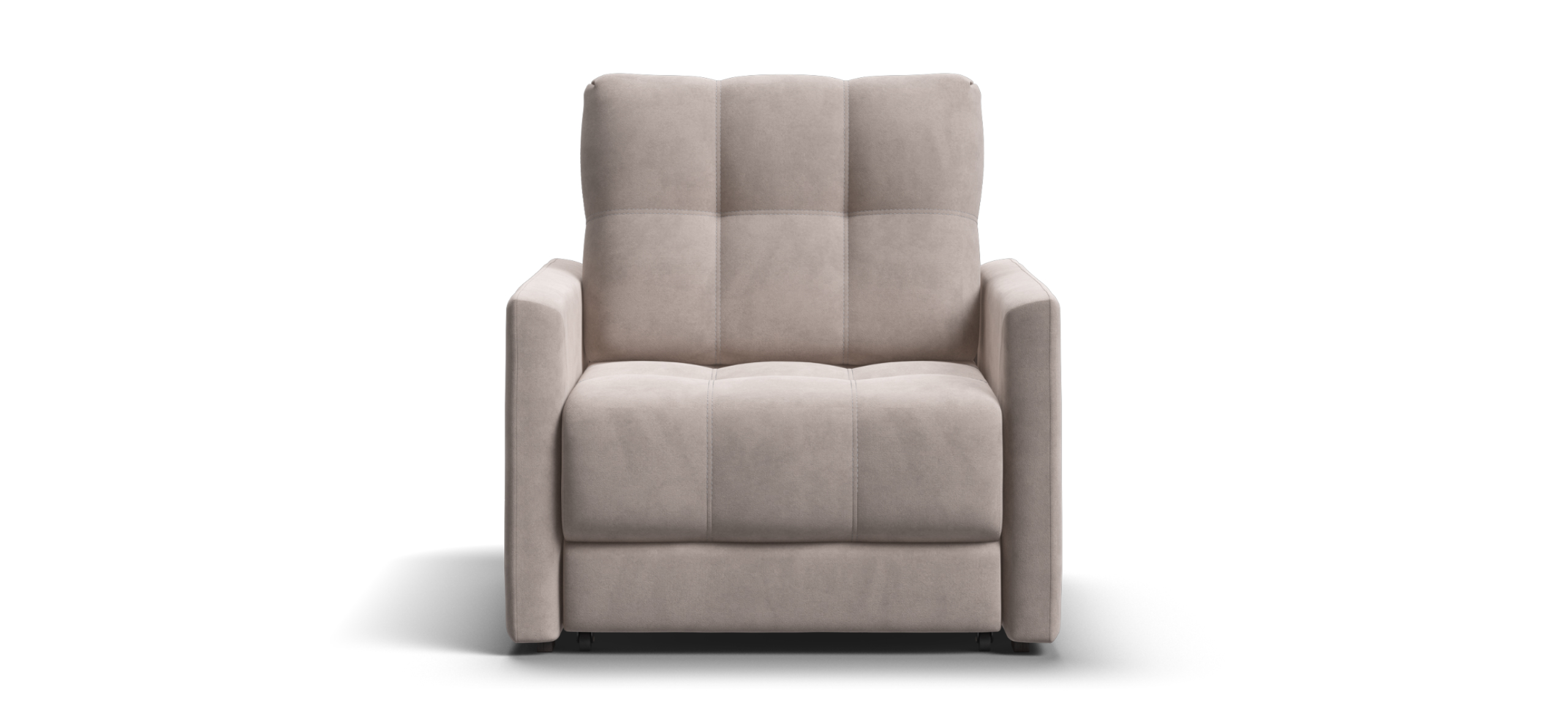 Босс Лофт кресло-кровать Велюр Монолит латте