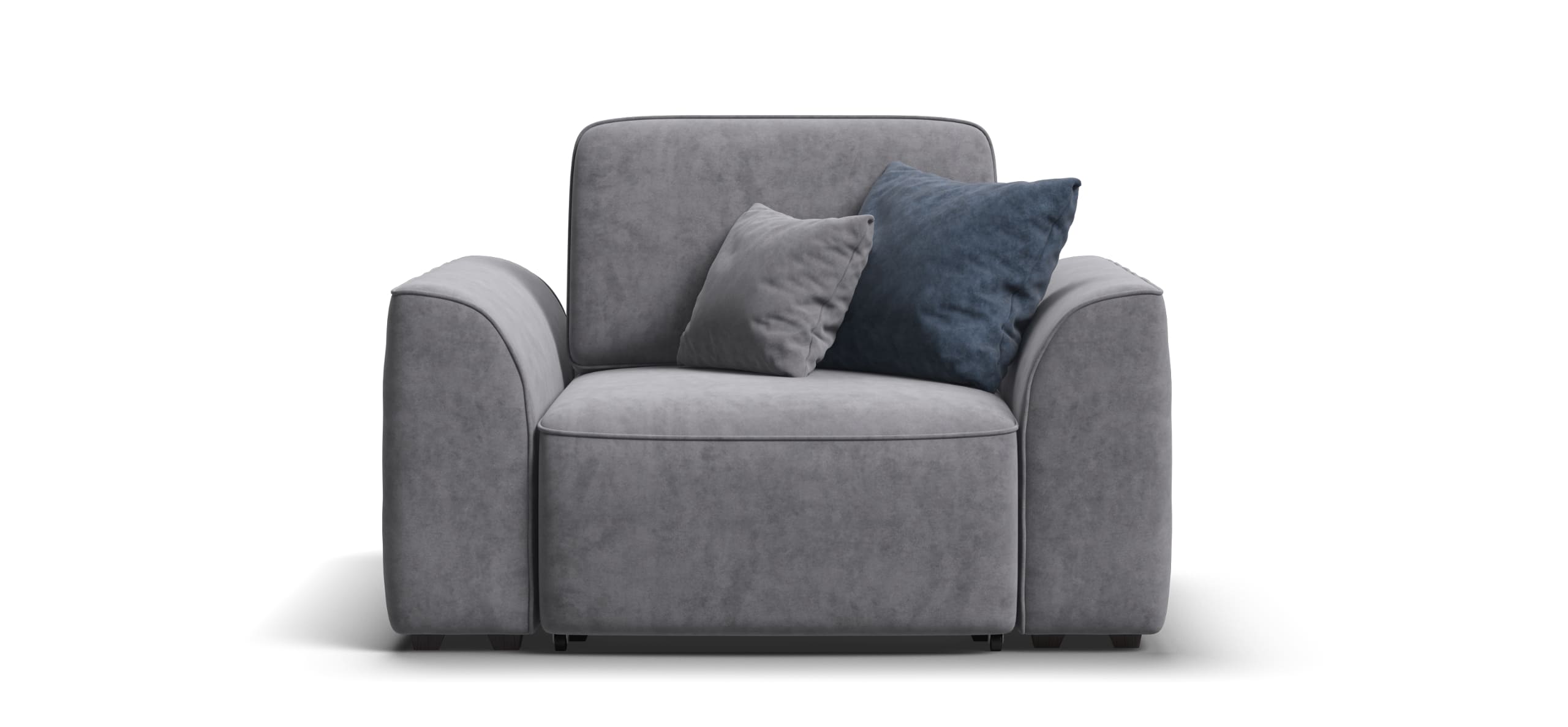 Кресло Кинг Модуль Велюр Роял агат